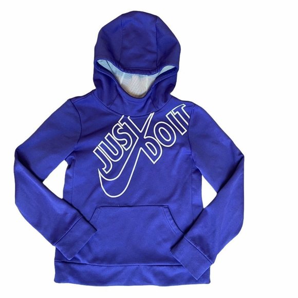 Nike Dri-Fit Hoodie Girls Medium - Picture 1 of 5